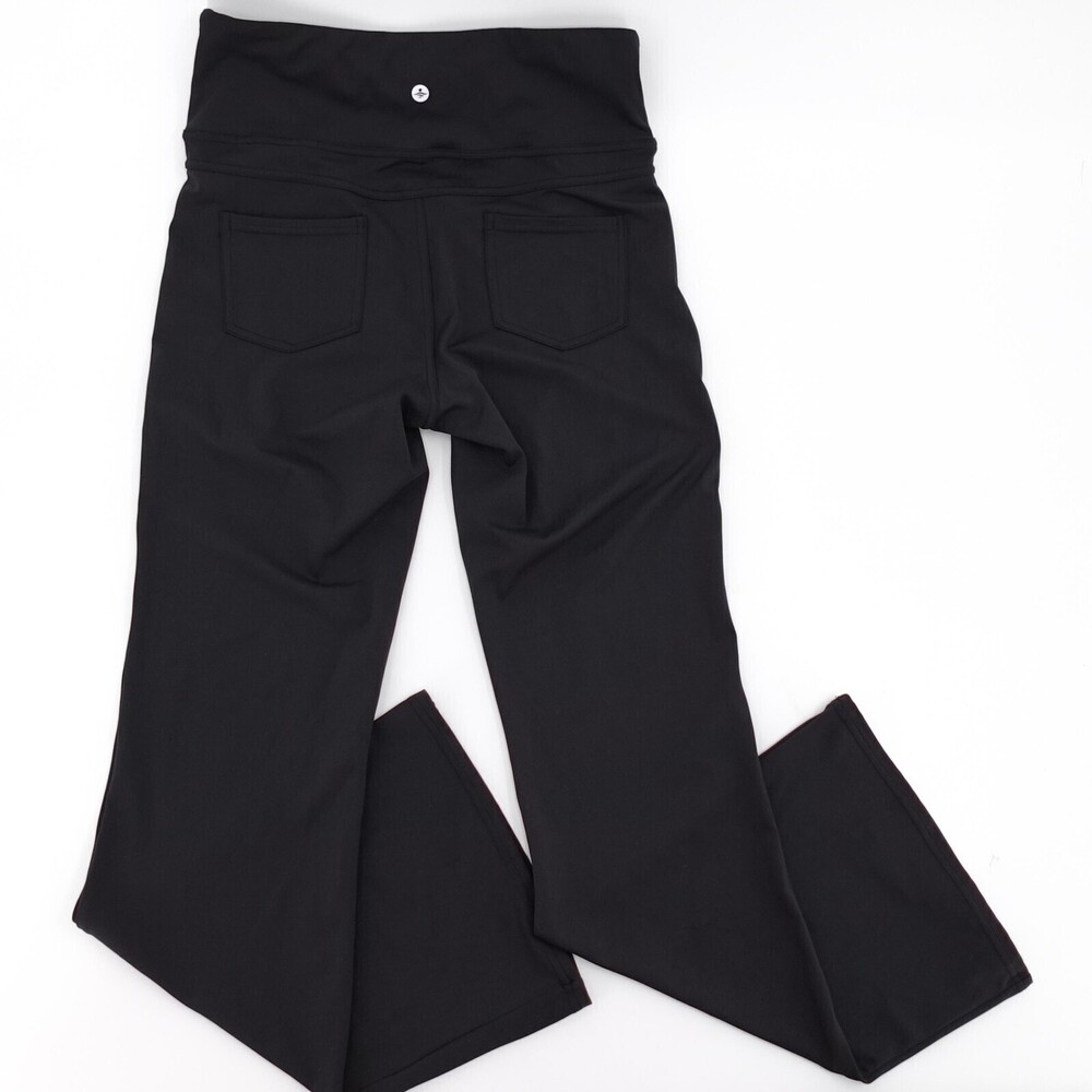 Halara Pants Leggings Womens Black High Rise Flare Pockets Yoga Athletic